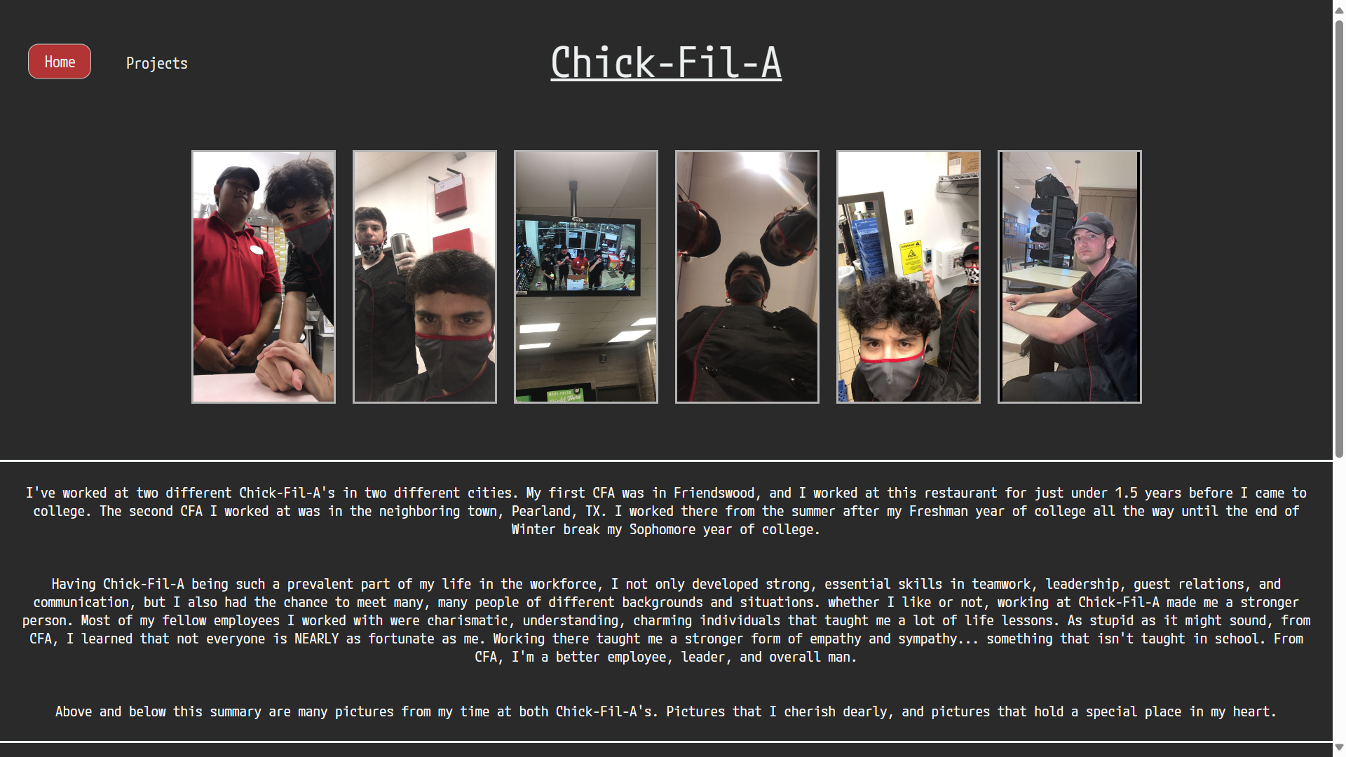 cfa page